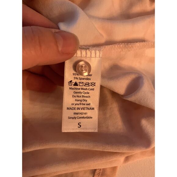 Lularoe pink tye dye button front shirt woman’s size small - Picture 6 of 8